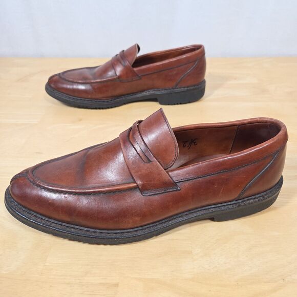 Allen Edmonds Winnetka Men\'s Sz 11.5 D Brown Oxford Leather Shoes Slip On Solid main image 5